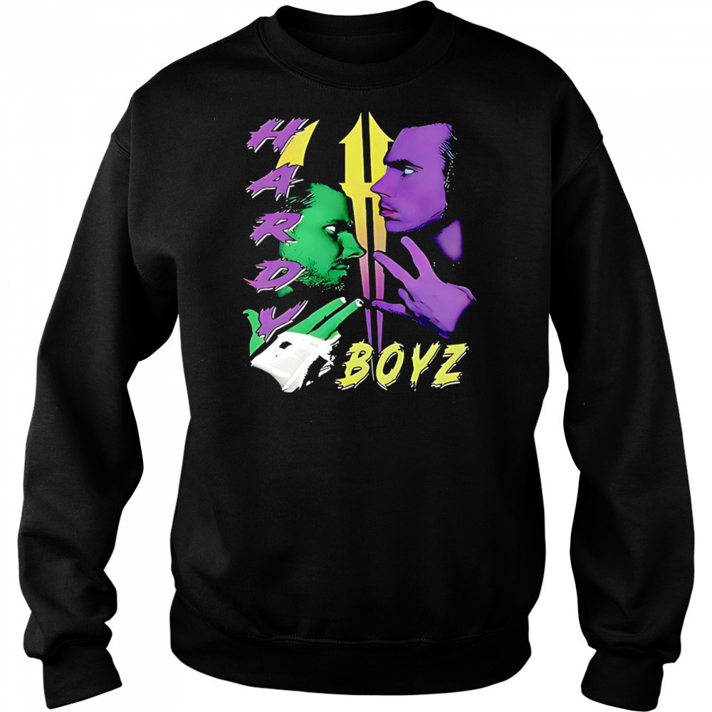 Hardy Boyz big head cartoon graphic shirt Sweatshirt