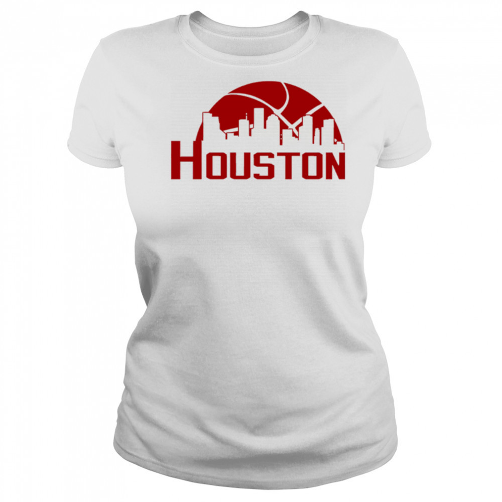 Houston Rockets Cityscape Skyline style 2025 shirt Women's T-shirt