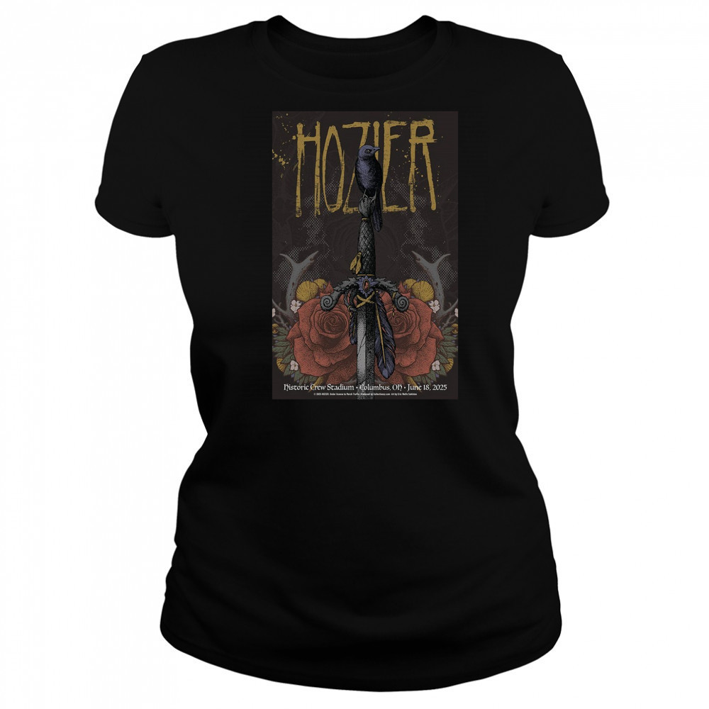 Hozier Jun 18 2025 Historic Crew Stadium Columbus OH Poster T-Shirt Women's T-shirt