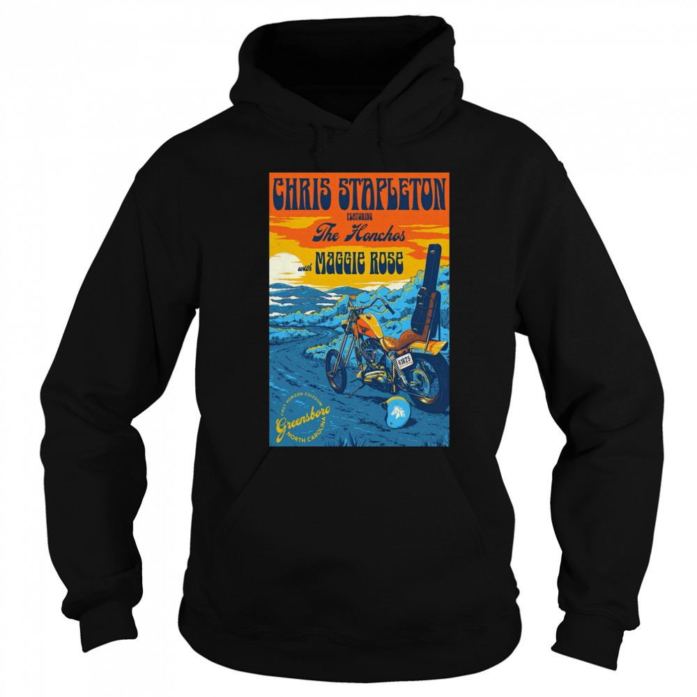 June 18 2025 Concert Chris Stapleton Greensboro NC Poster T-Shirt Hoodie