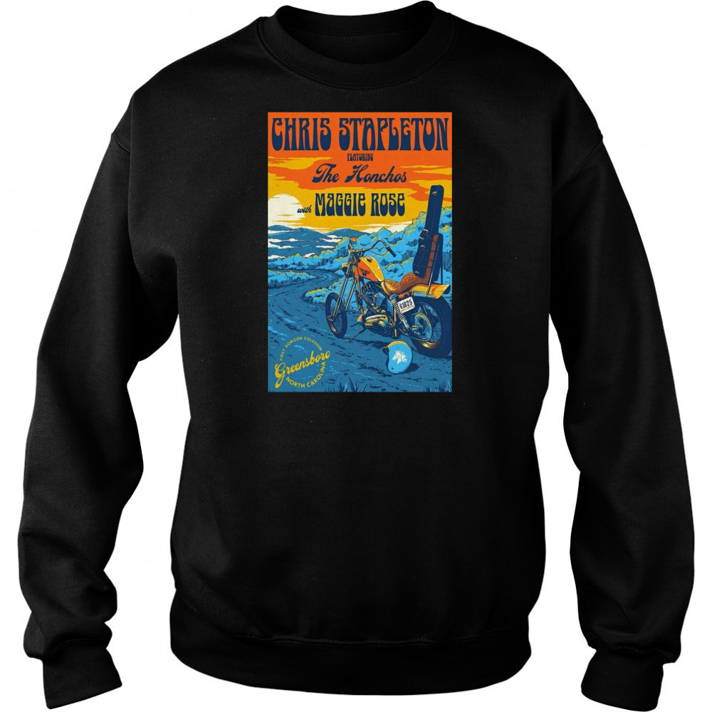 June 18 2025 Concert Chris Stapleton Greensboro NC Poster T-Shirt Sweatshirt