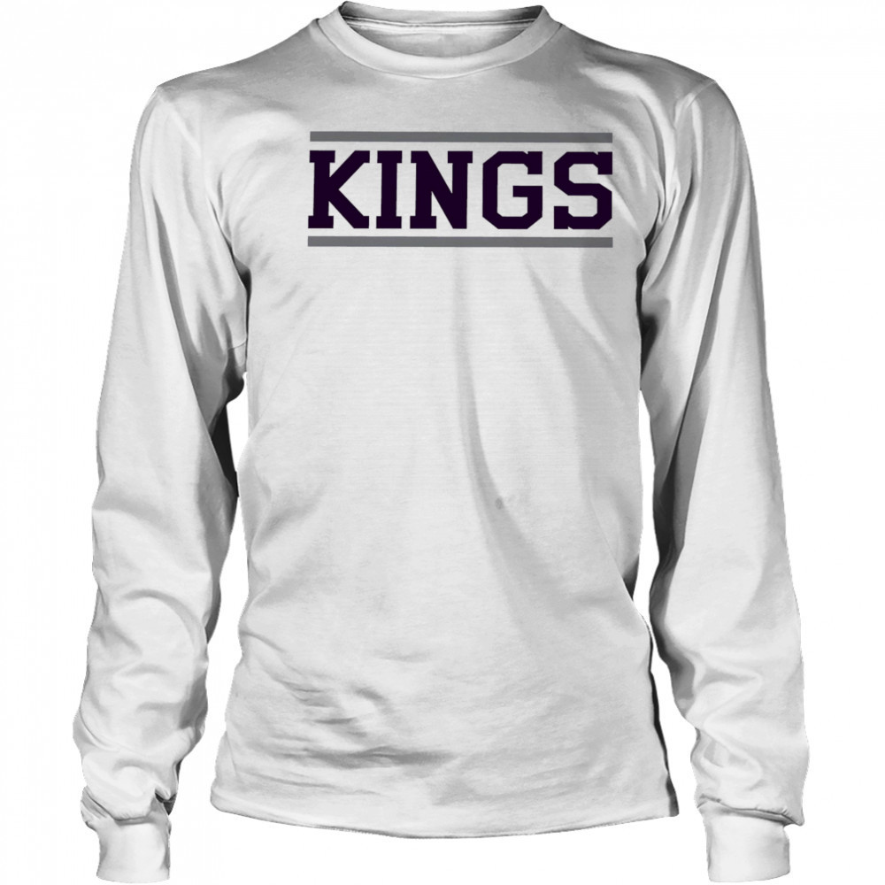 Kings horizontal lines shirt Long Sleeved