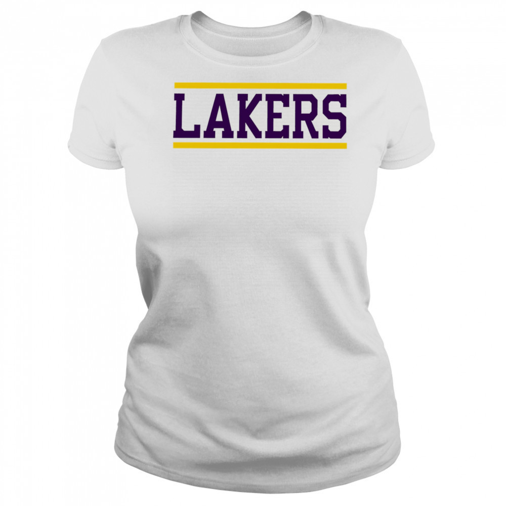 Lakers horizontal lines shirt Women's T-shirt