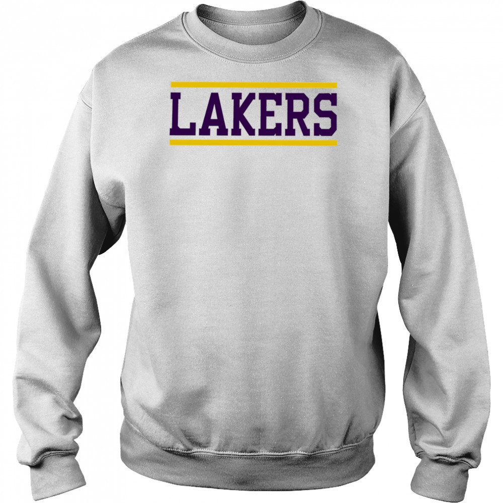 Lakers horizontal lines shirt Sweatshirt