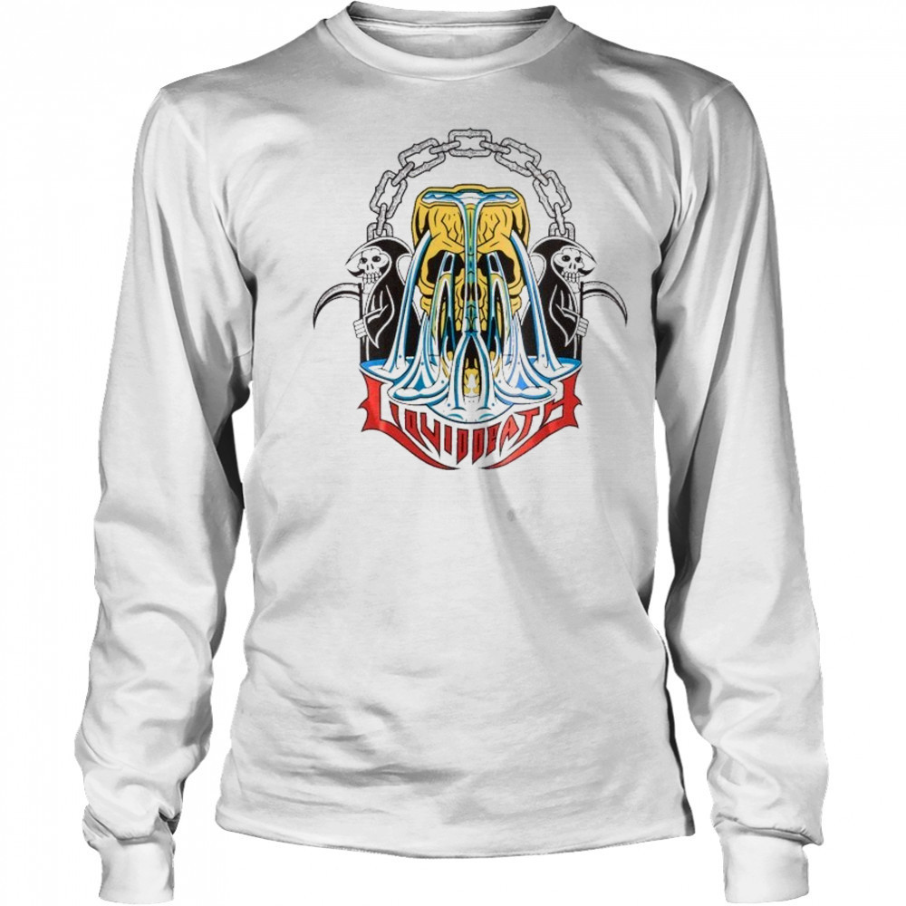 Liquid Death Double Death T-shirt Long Sleeved