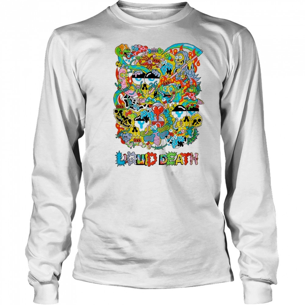 Liquid Death Happy Death Time T-shirt Long Sleeved