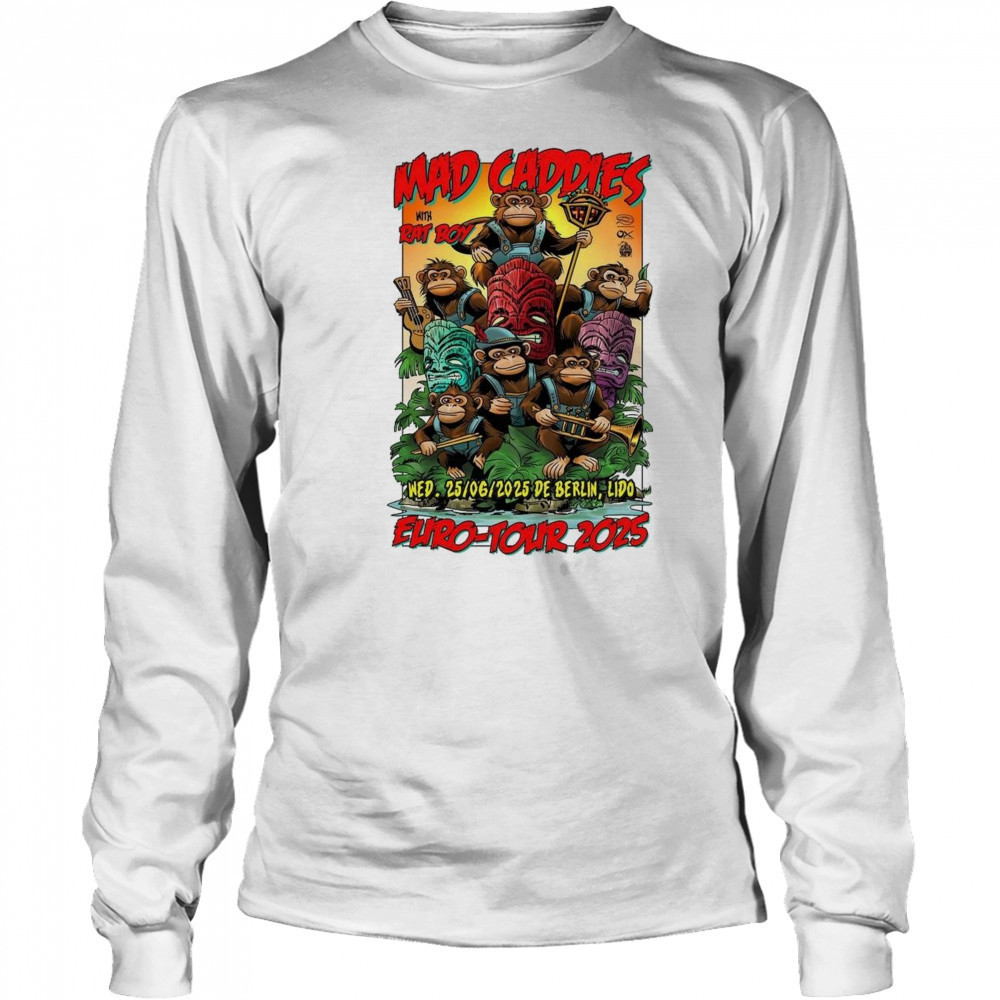 Mad Caddies x Rat Boy Lido Berlin Poster June 25 2025 Shirt Long Sleeved