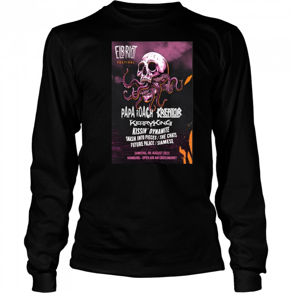 Papa Roach Open Air Am Grossmarkt Aug 9 2025 Shirt Long Sleeved