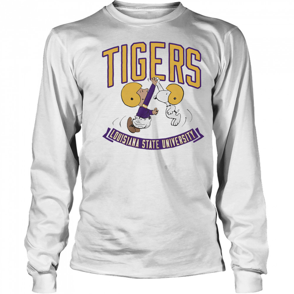 Peanuts x LSU football shirt Long Sleeved