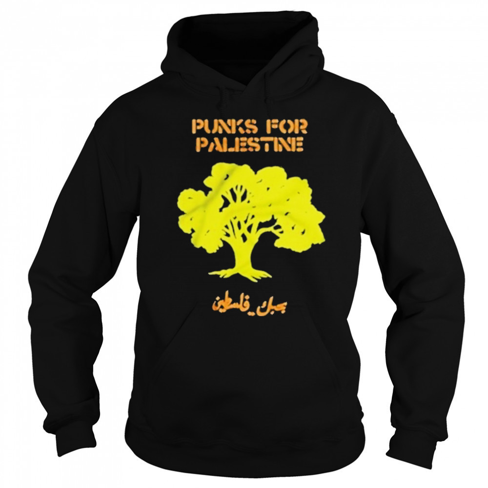 Punks For Palestine T-Shirt Hoodie