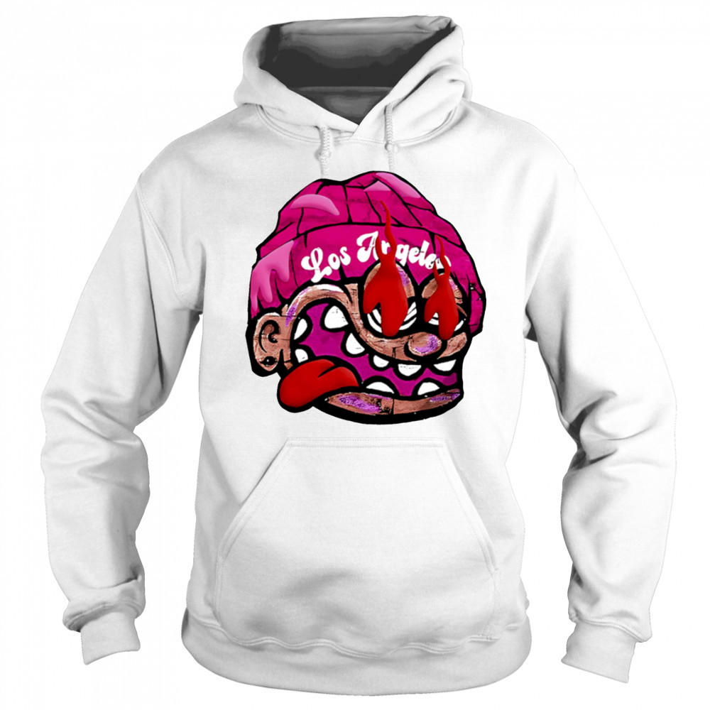 Quirky Cartoon Big Face Los Angeles shirt Hoodie