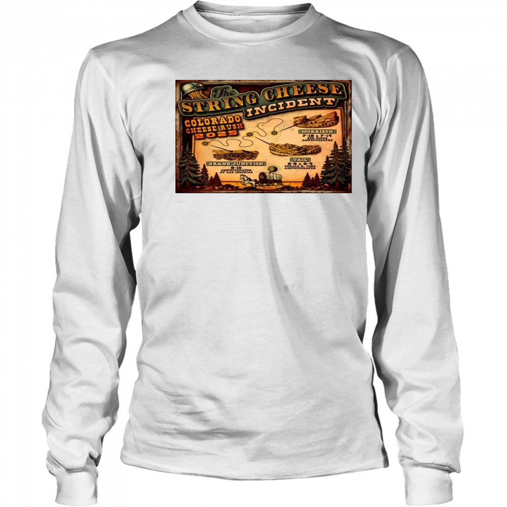 The String Cheese Incident 2025 Tour Colorado Shirt Long Sleeved