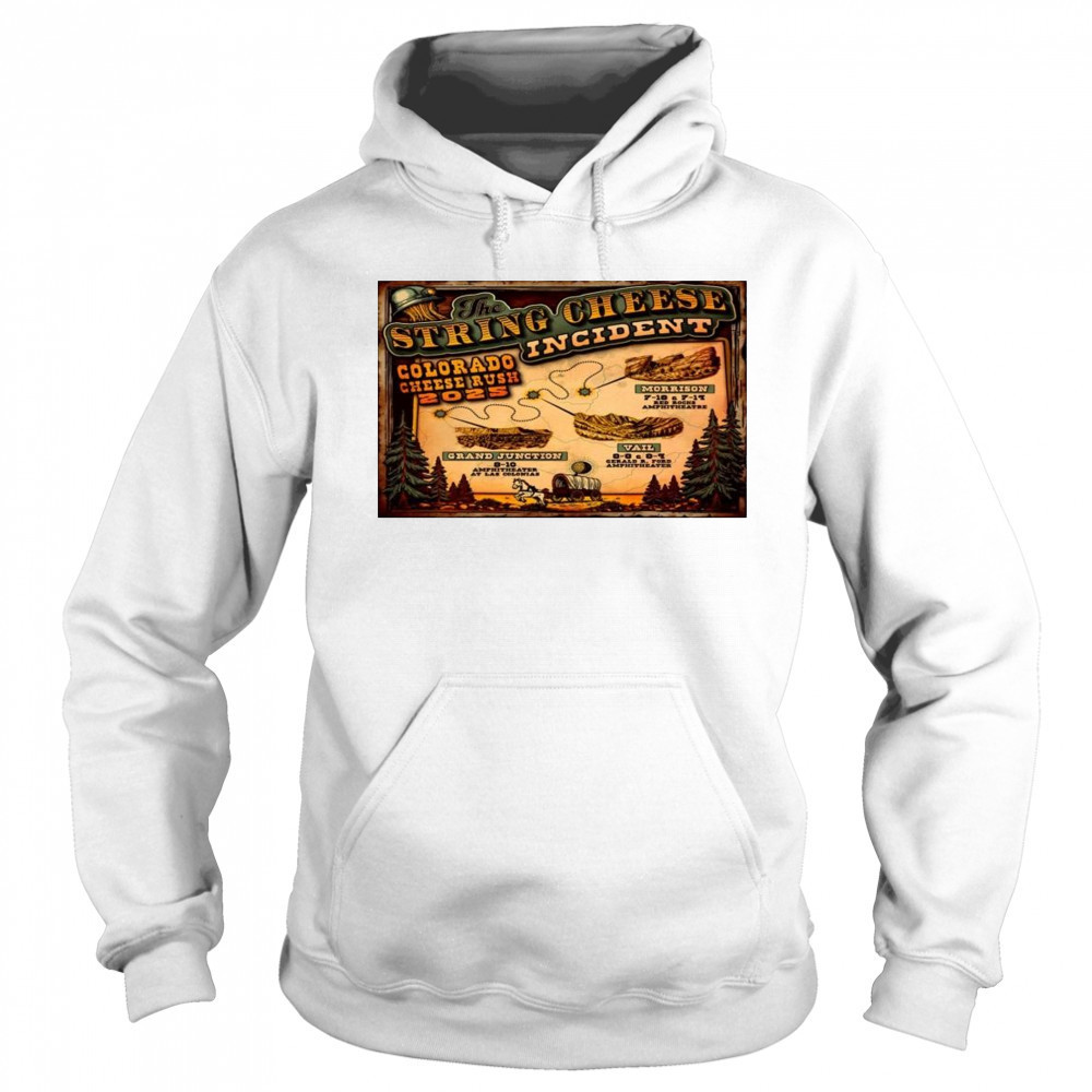 The String Cheese Incident 2025 Tour Colorado Shirt Hoodie