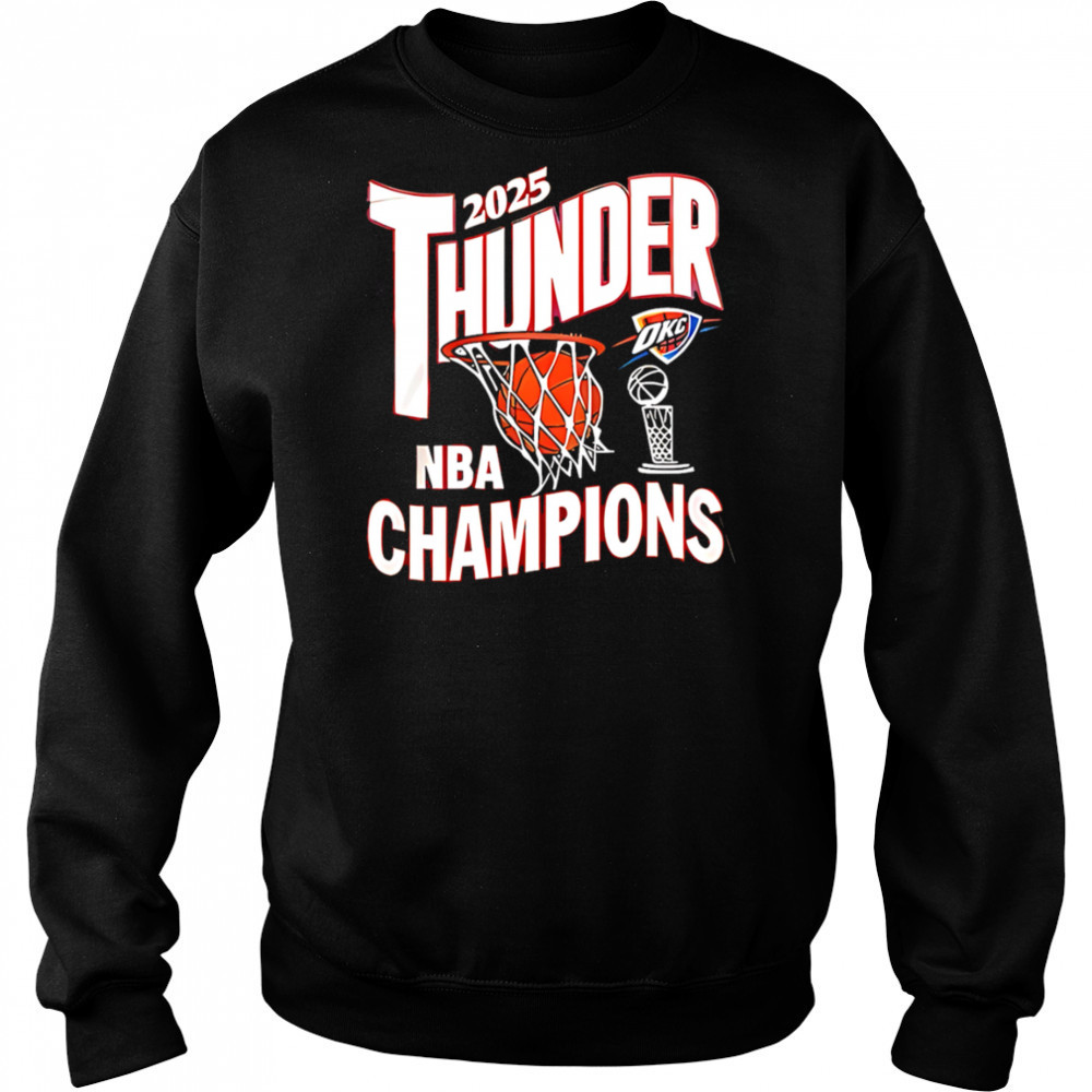 2025 Thunder NBA Champions shirt Sweatshirt