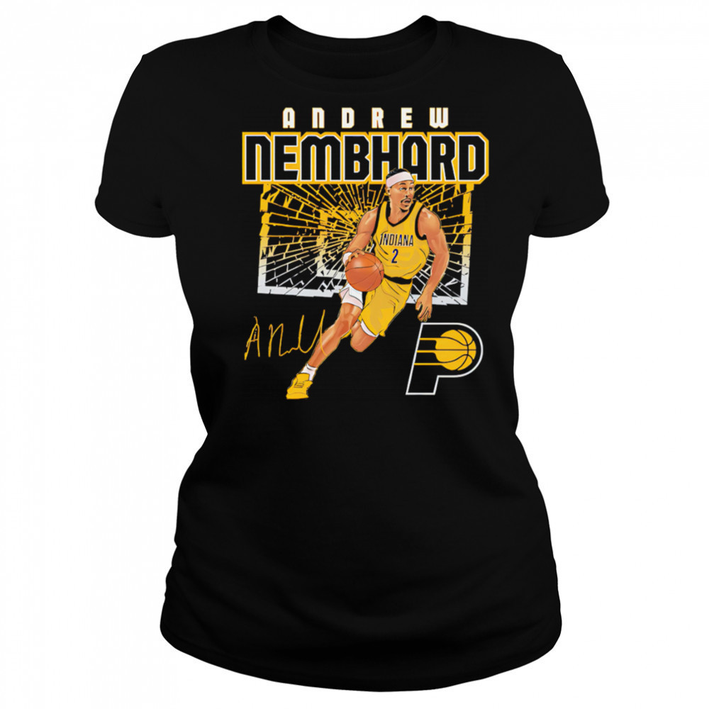 Andrew Nembhard Indiana Pacers Shattered shirt Women's T-shirt