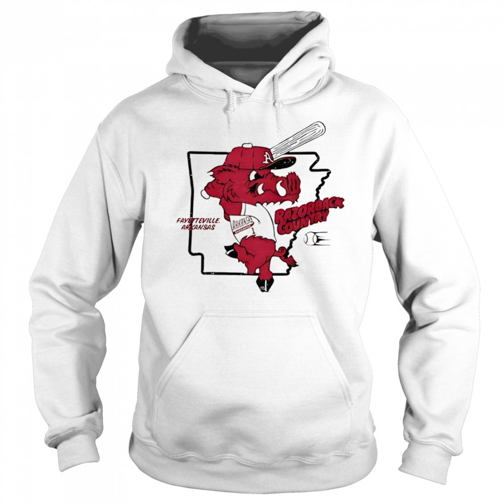Arkansas Baseball Razorback Country T-Shirt Hoodie