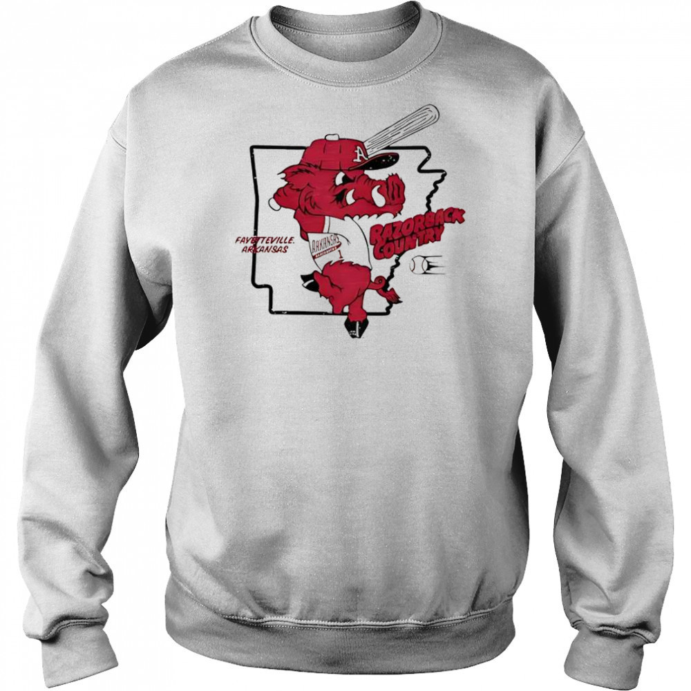 Arkansas Baseball Razorback Country T-Shirt Sweatshirt