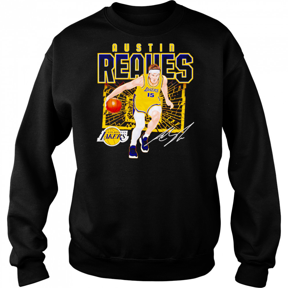 Austin Reaves Los Angeles Lakers Shattered shirt Sweatshirt