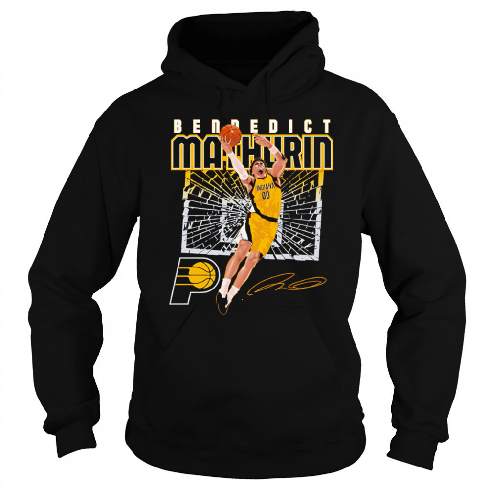 Bennedict Mathurin Indiana Pacers Shattered shirt Hoodie