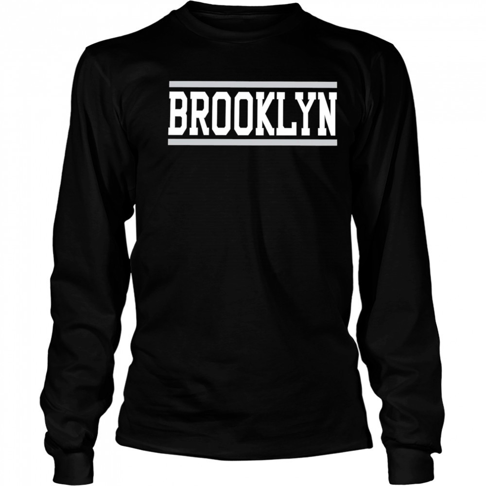 Brooklyn horizontal lines shirt Long Sleeved