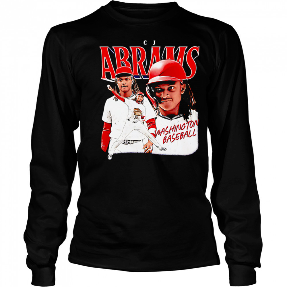 CJ Abrams Washington Vintage shirt Long Sleeved