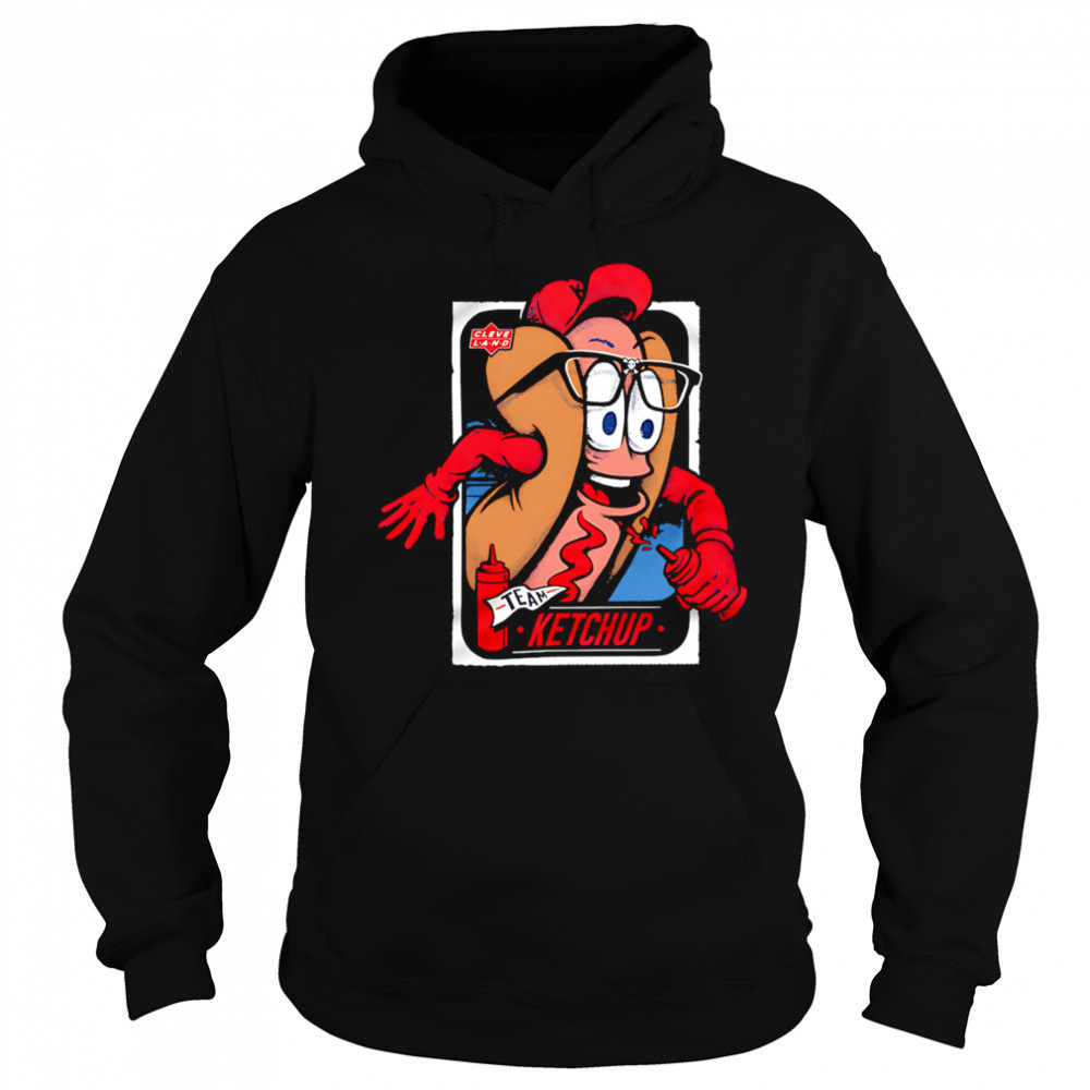 Cleveland Hotdog Team Ketchup shirt Hoodie