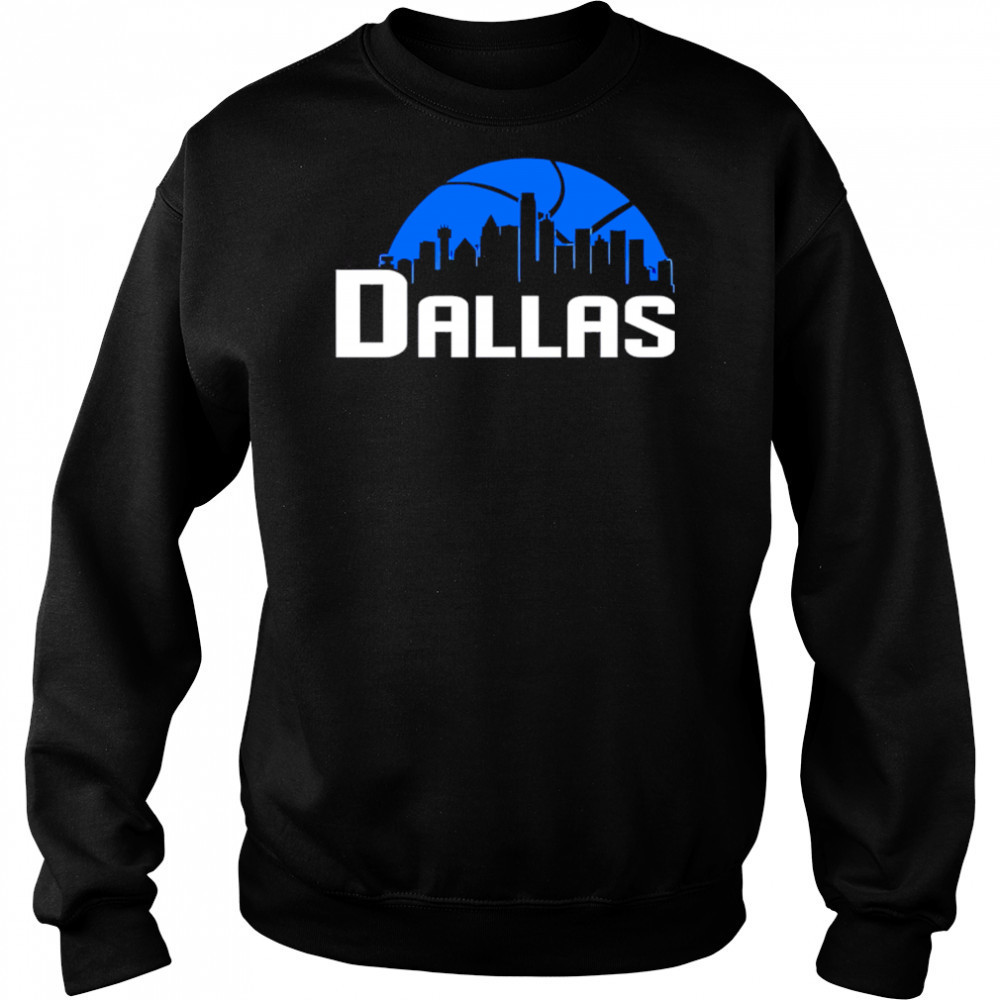 Dallas Mavericks Cityscape Skyline style 2025 shirt Sweatshirt