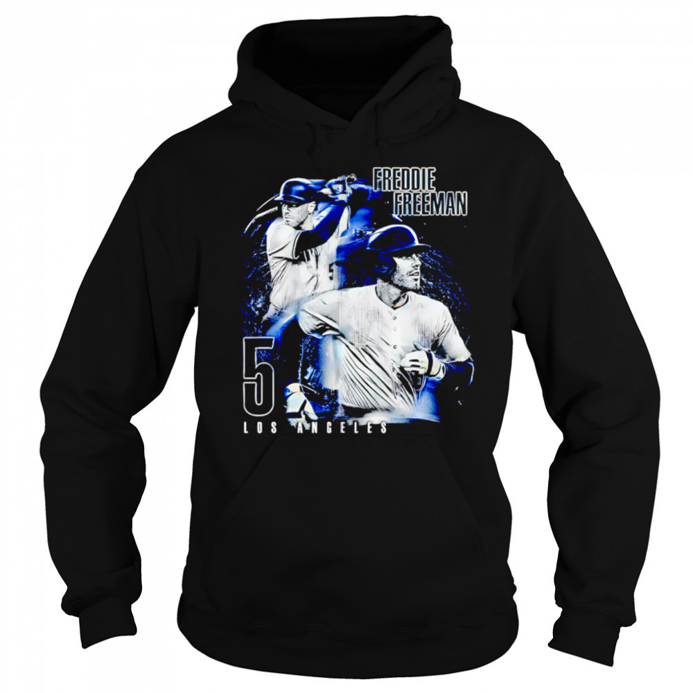 Freddie Freeman Los Angeles D Grunge shirt Hoodie