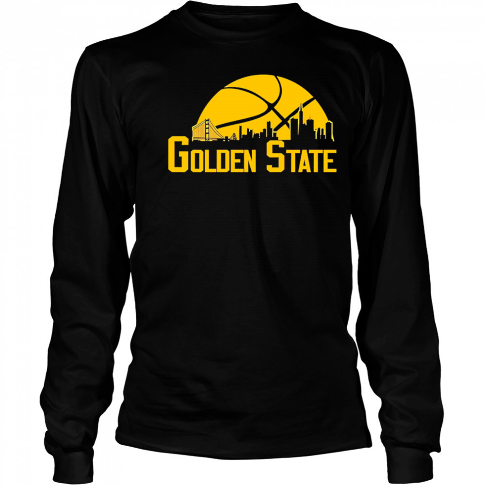 Golden State Warriors Cityscape Skyline style 2025 shirt Long Sleeved