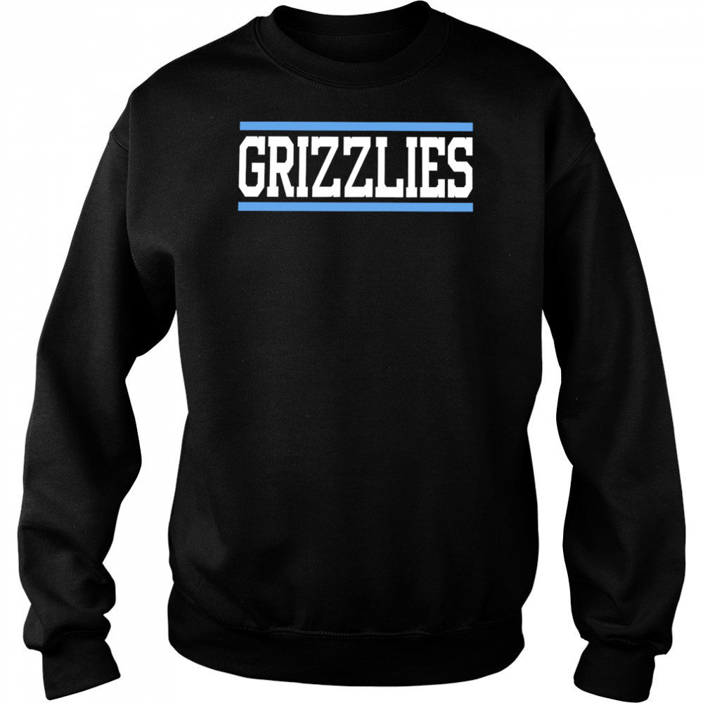 Grizzlies horizontal lines shirt Sweatshirt