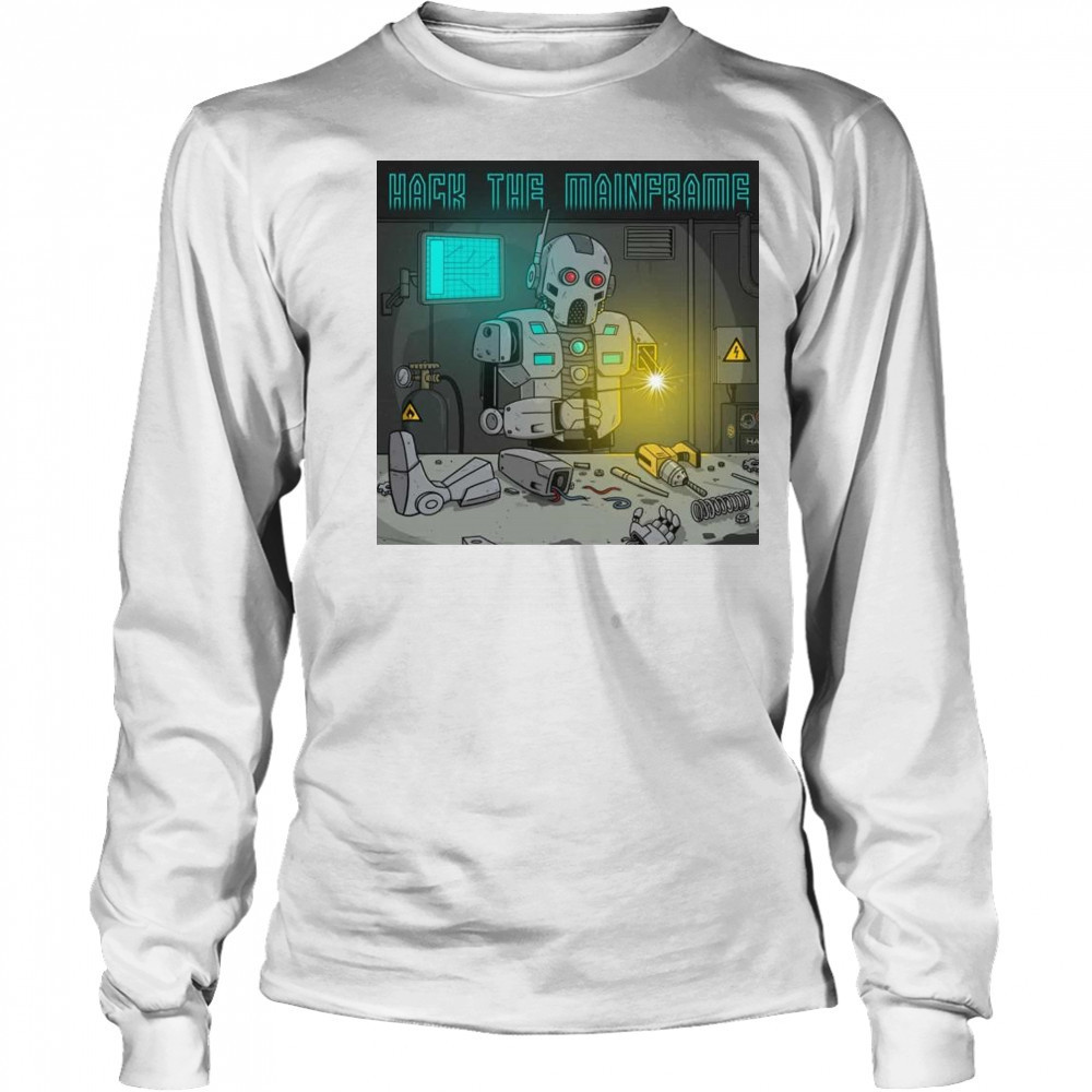 Hack The Mainframe Parts Shirt Long Sleeved