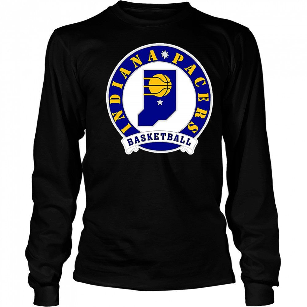 Indiana Pacers Basketball Tri-Blend style 2025 shirt Long Sleeved