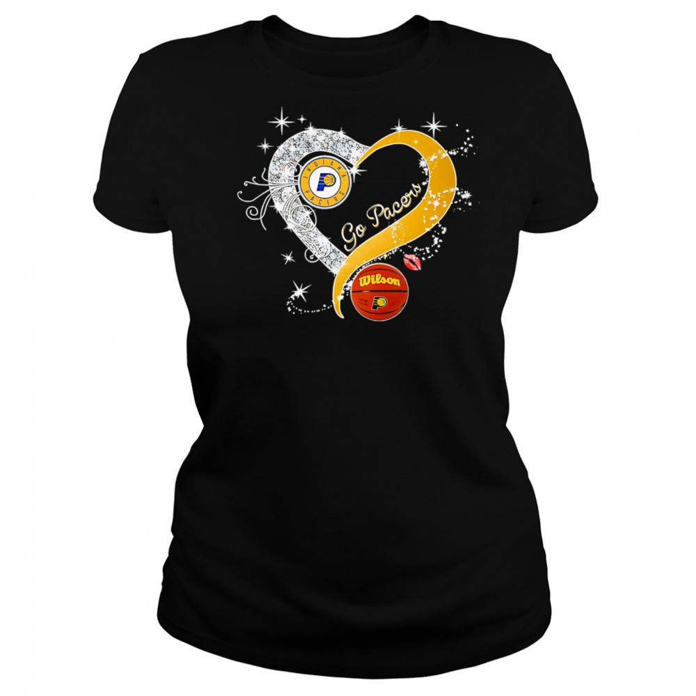Indiana Pacers Go Pacers heart shirt Women's T-shirt