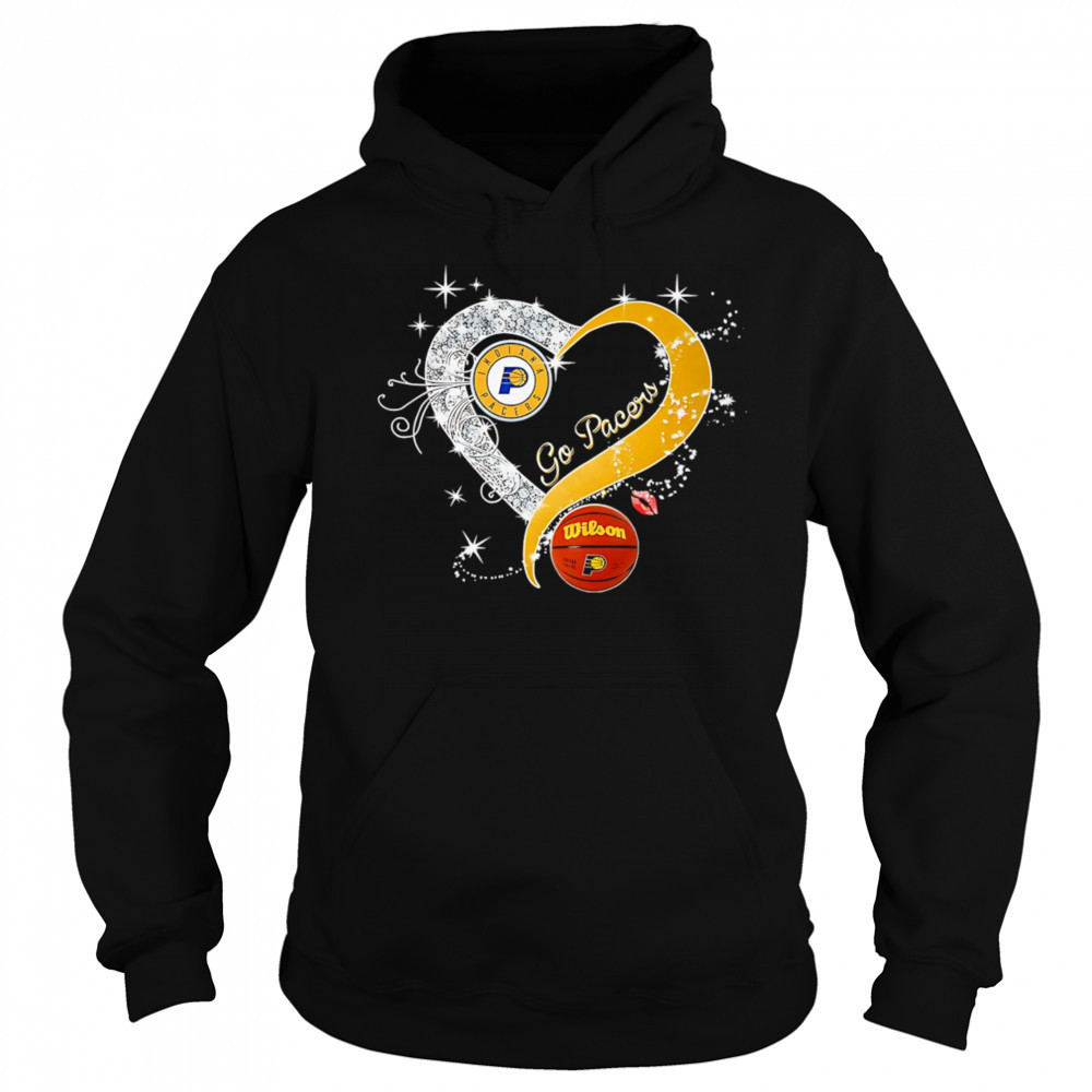 Indiana Pacers Go Pacers heart shirt Hoodie