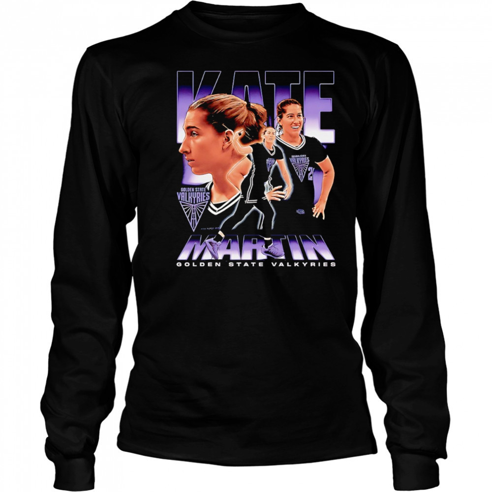 Kate Martin Golden State Valkyries WNBA Basketball vintage shirt Long Sleeved