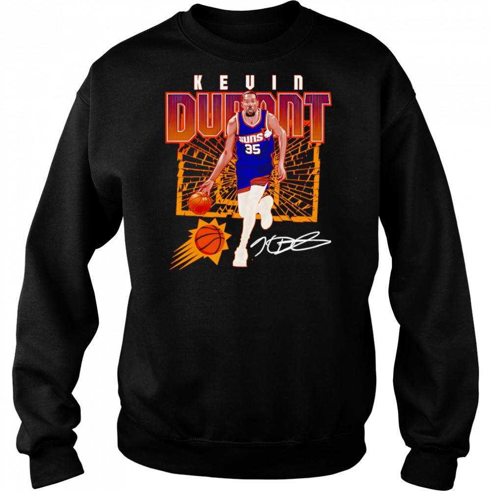 Kevin Durant Phoenix Suns Shattered shirt Sweatshirt