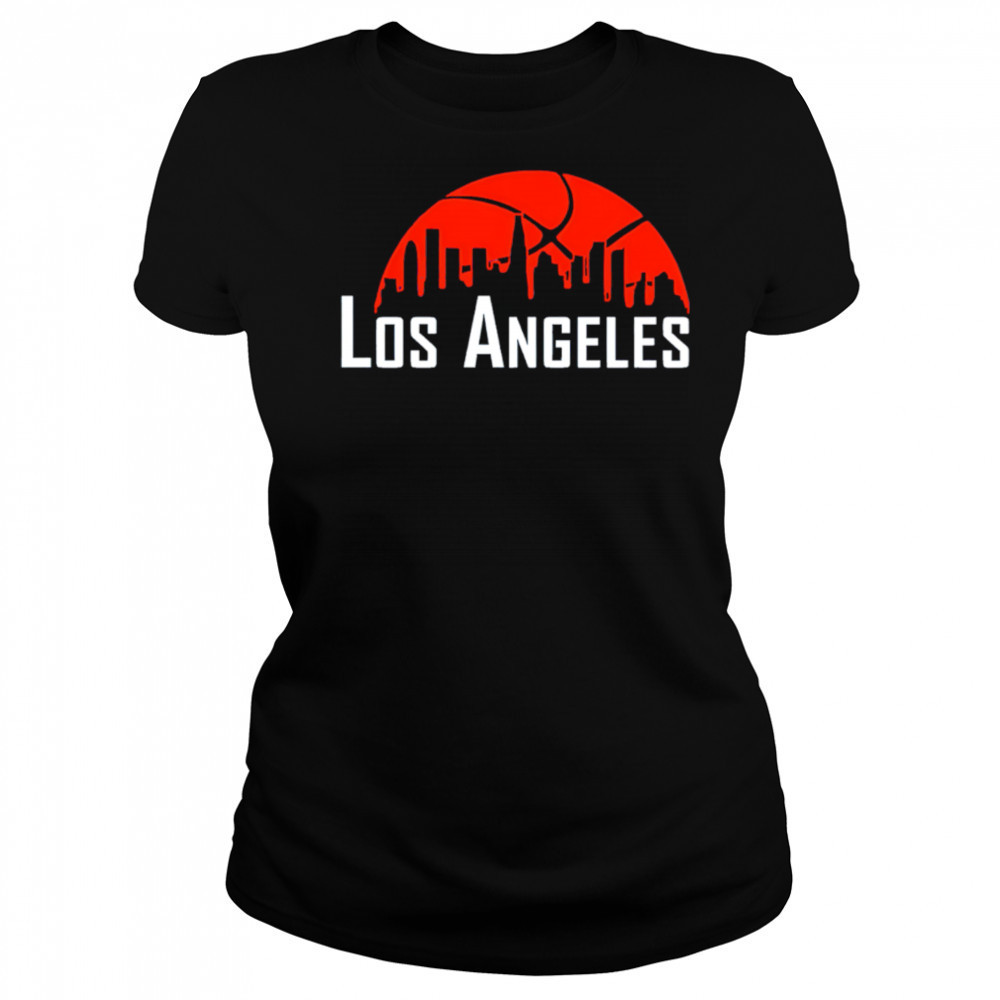 LA Clippers Cityscape Skyline style 2025 shirt Women's T-shirt