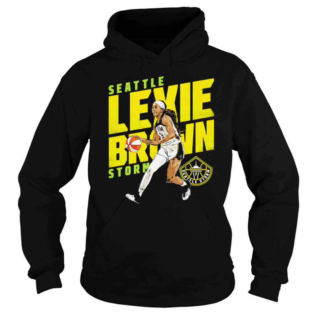 Lexie Brown Seattle Storm Slant shirt Hoodie