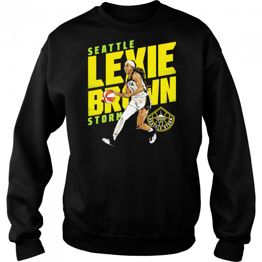 Lexie Brown Seattle Storm Slant shirt Sweatshirt