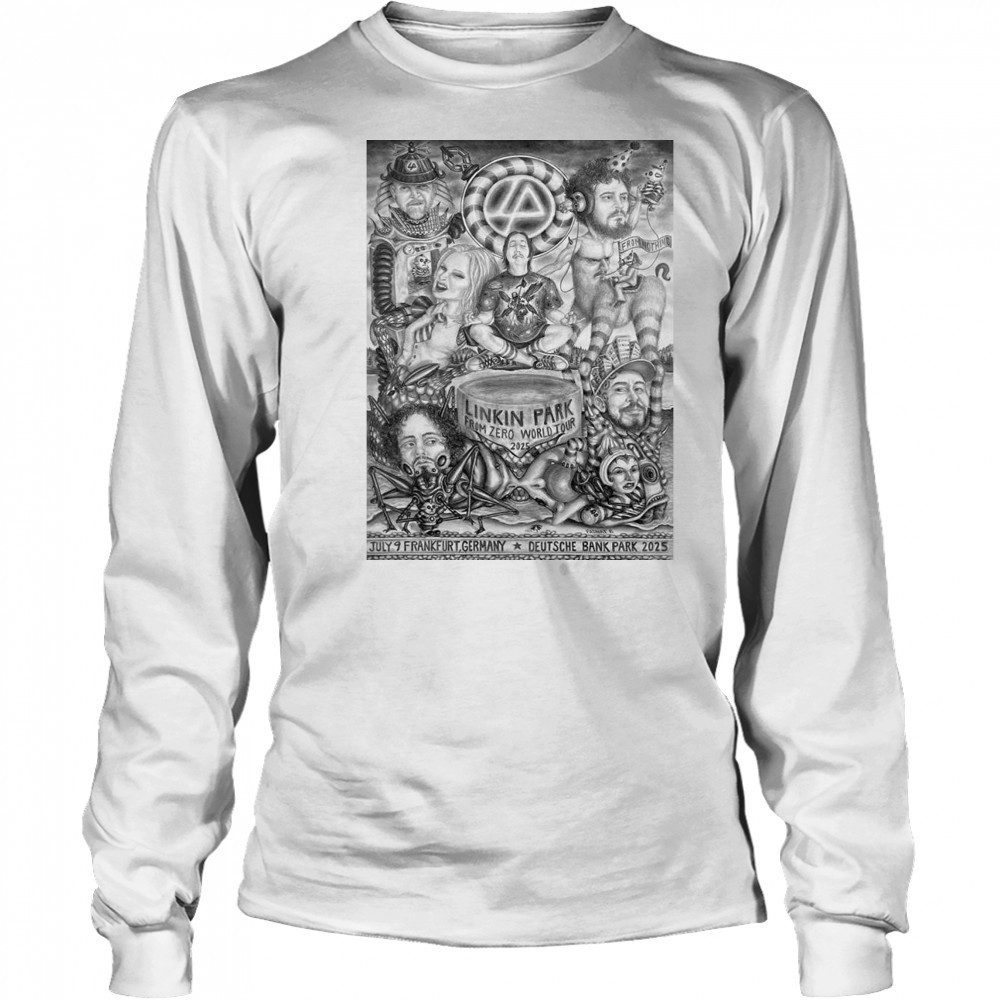 Linkin Park From Zero World Tour At Deutsche Bank Park In Frankfurt Germany On July 9 2025 Shirt Long Sleeved
