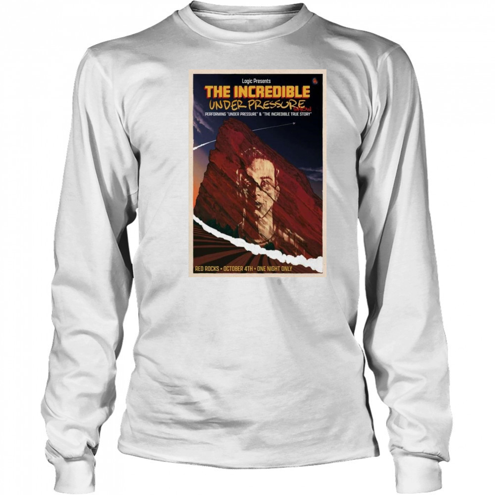 Logic Presents The Incredible Band Tour Red Rocks 2025 Shirt Long Sleeved