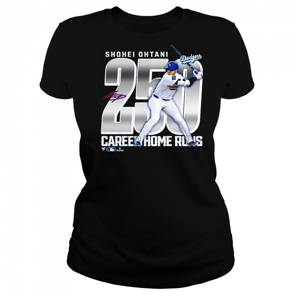 Los Angeles Dodgers Shohei Ohtani 250 Career Home Runs Shirt Women's T-shirt