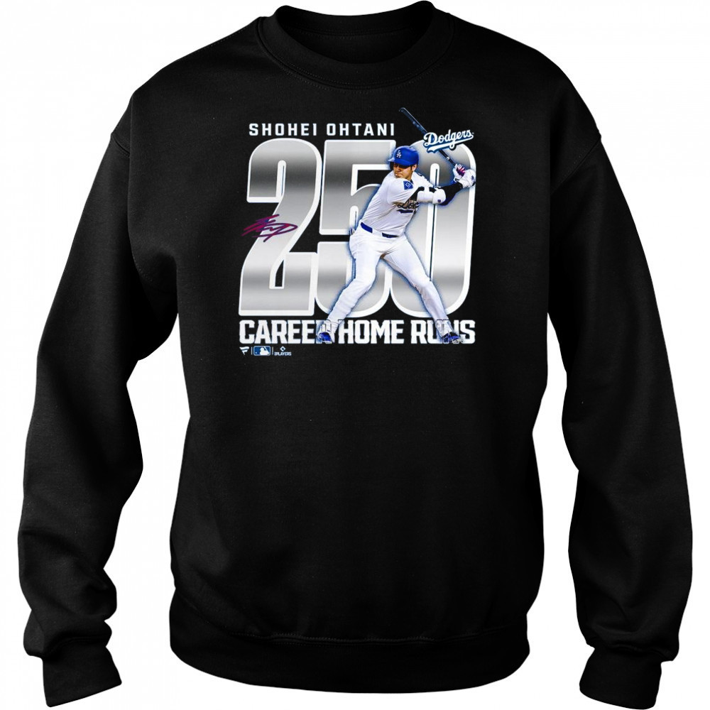 Los Angeles Dodgers Shohei Ohtani 250 Career Home Runs Shirt Sweatshirt