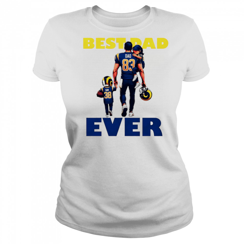 Los Angeles Rams Best Dad Ever shirt Women's T-shirt