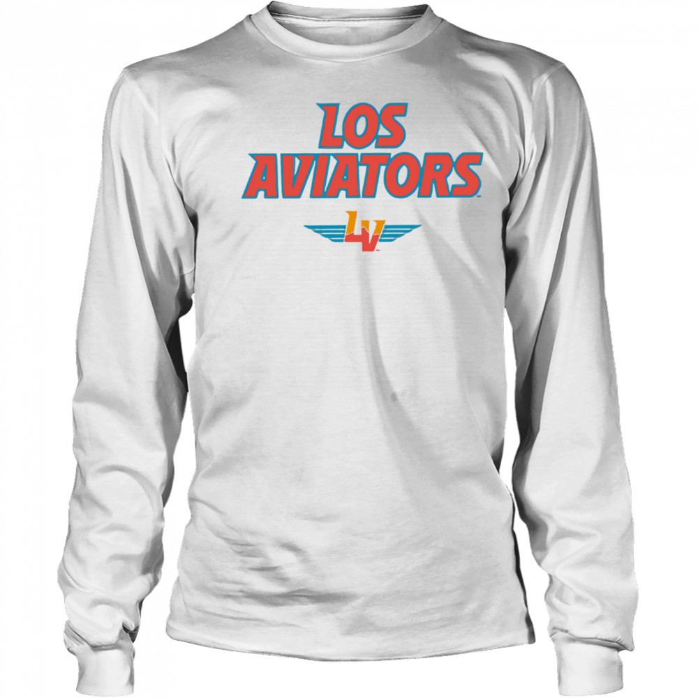 Los Aviators logo letter shirt Long Sleeved