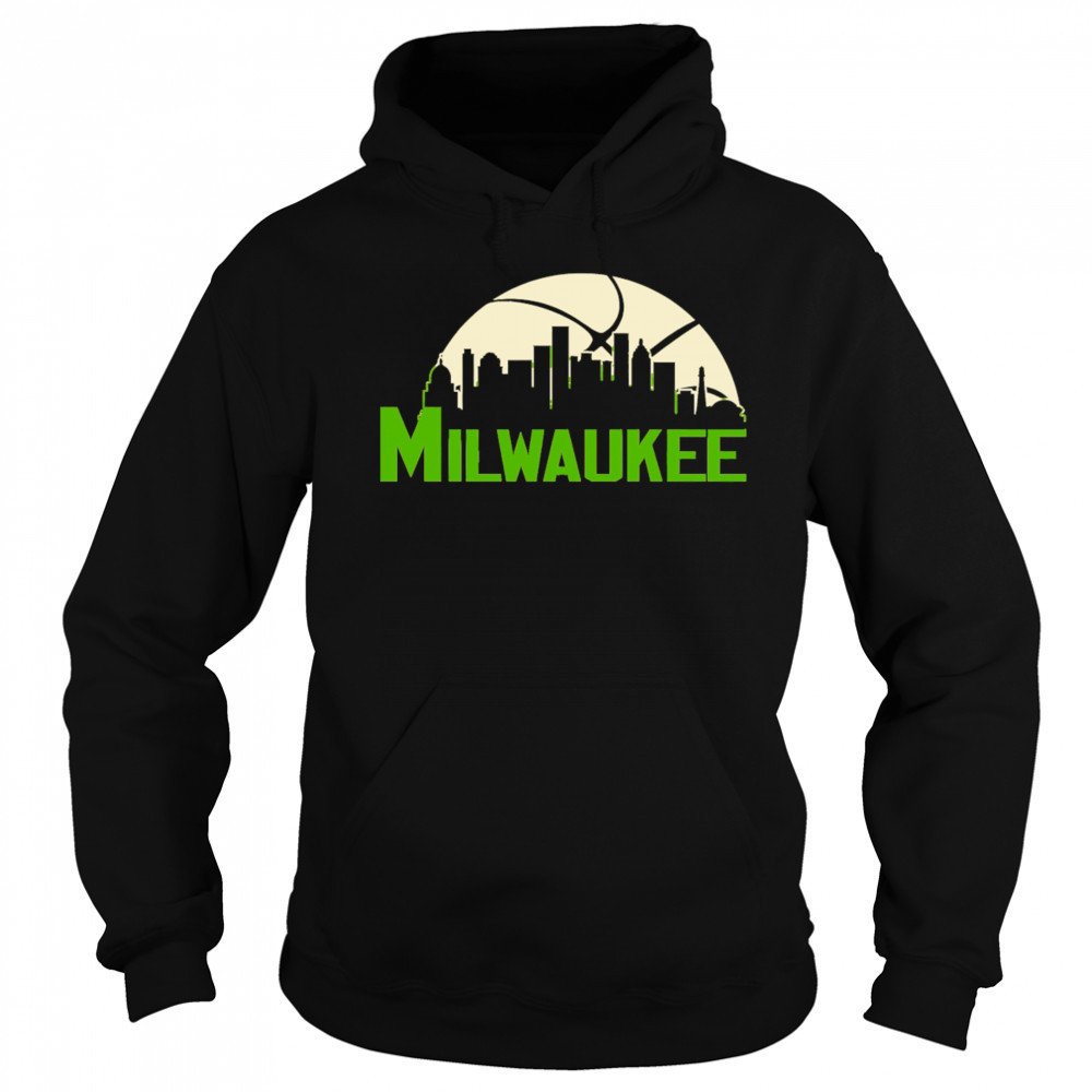 Milwaukee Bucks Cityscape Skyline style 2025 shirt Hoodie