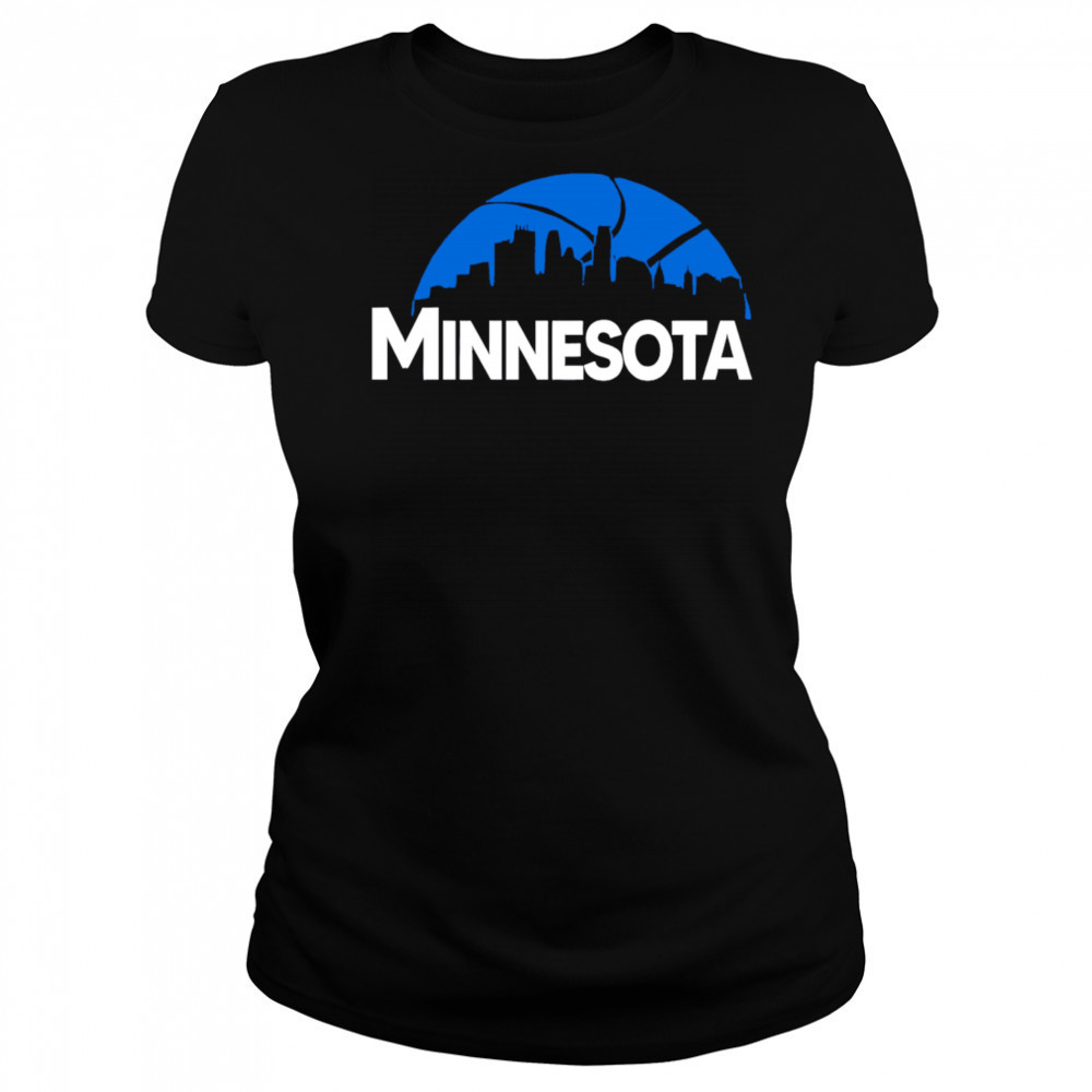 Minnesota Timberwolves Cityscape Skyline style 2025 shirt Women's T-shirt