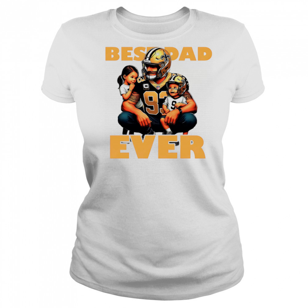 New Orleans Saints Best Dad Ever shirt Women's T-shirt