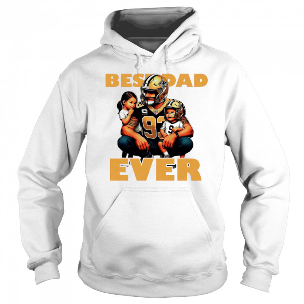 New Orleans Saints Best Dad Ever shirt Hoodie