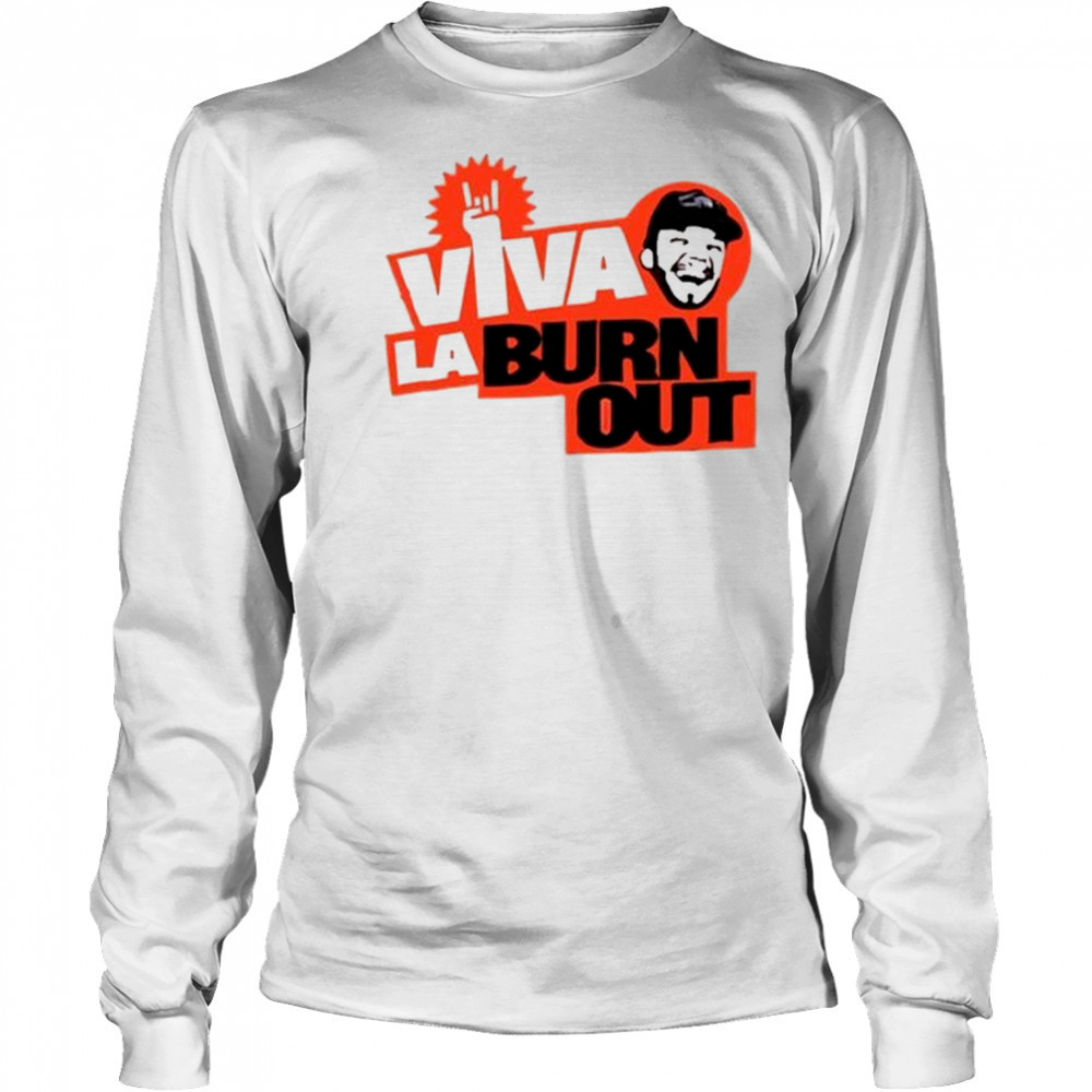 Oliver Francis Viva La Burn Out T-Shirt Long Sleeved